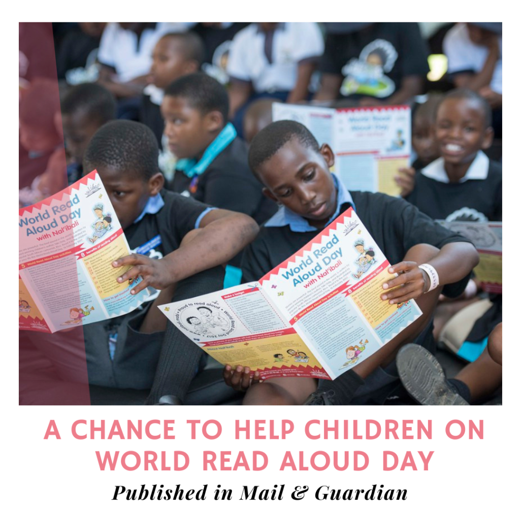 A chance to help children on World Read Aloud Day, Mabel ~Mnensa